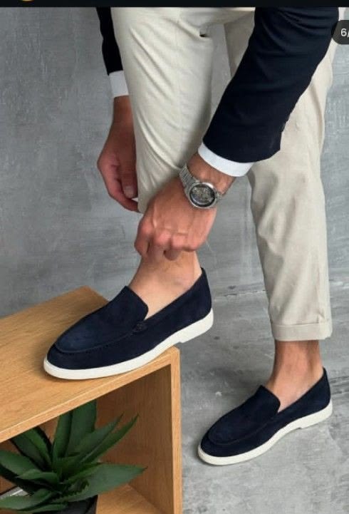 Men's Black Casual Loafers